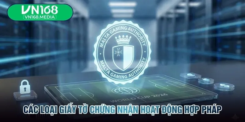 Các loại giấy tờ chứng nhận hoạt động hợp pháp