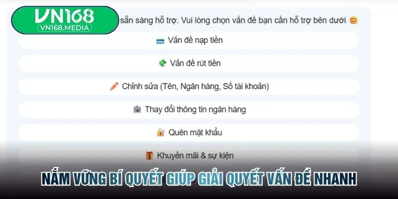 Nắm vững bí quyết giúp giải quyết vấn đề nhanh