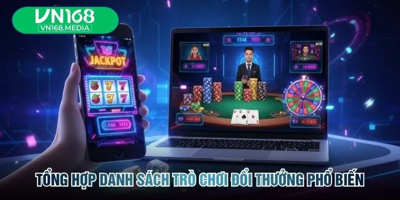 Tổng hợp danh sách trò chơi đổi thưởng phổ biến