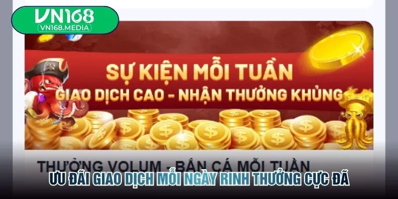 Ưu đãi giao dịch mỗi ngày rinh thưởng cực đã